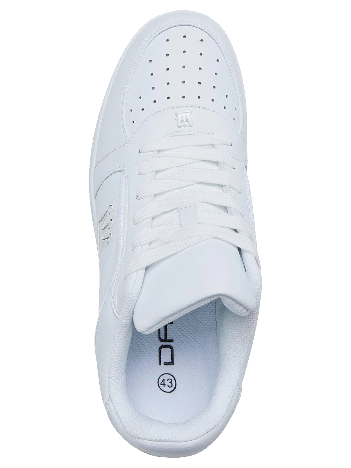 Retro Low Sneaker in Weiß mit veganem Obermaterial Retro Low Sneaker in Weiß mit veganem Obermaterial
