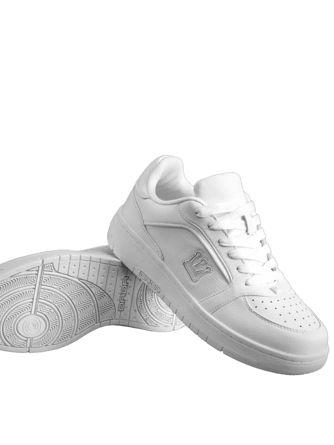 Retro Low Sneaker in Weiß mit veganem Obermaterial Retro Low Sneaker in Weiß mit veganem Obermaterial