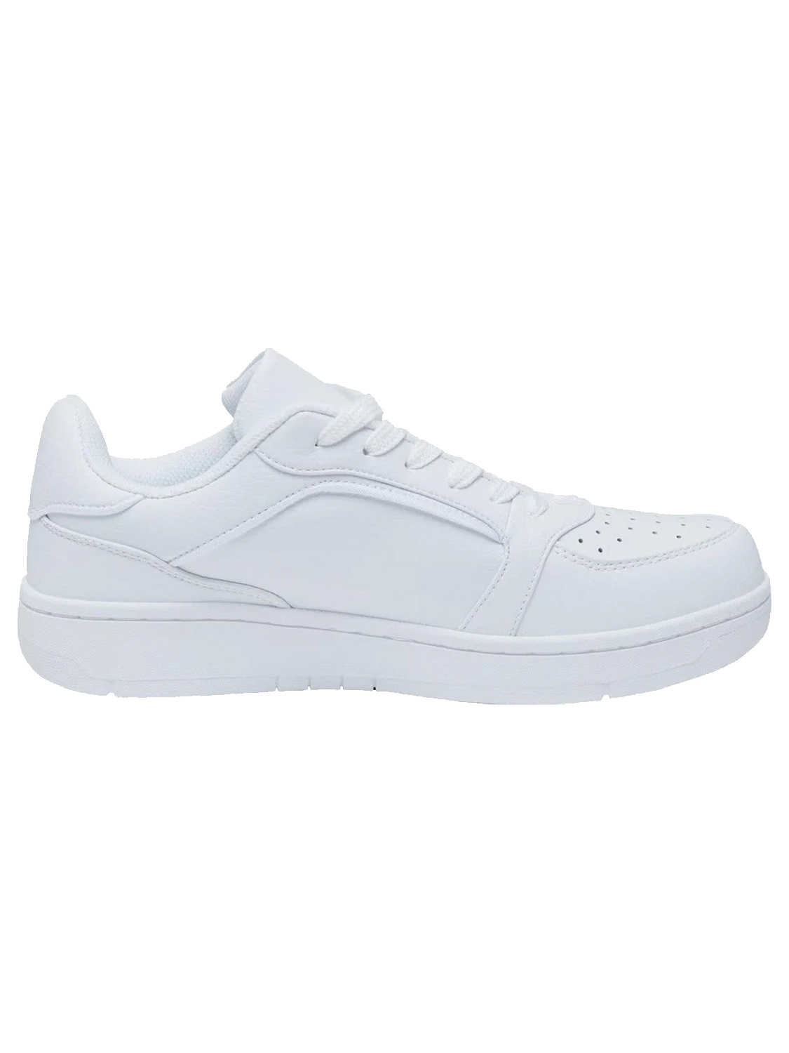 Retro Low Sneaker in Weiß mit veganem Obermaterial Retro Low Sneaker in Weiß mit veganem Obermaterial