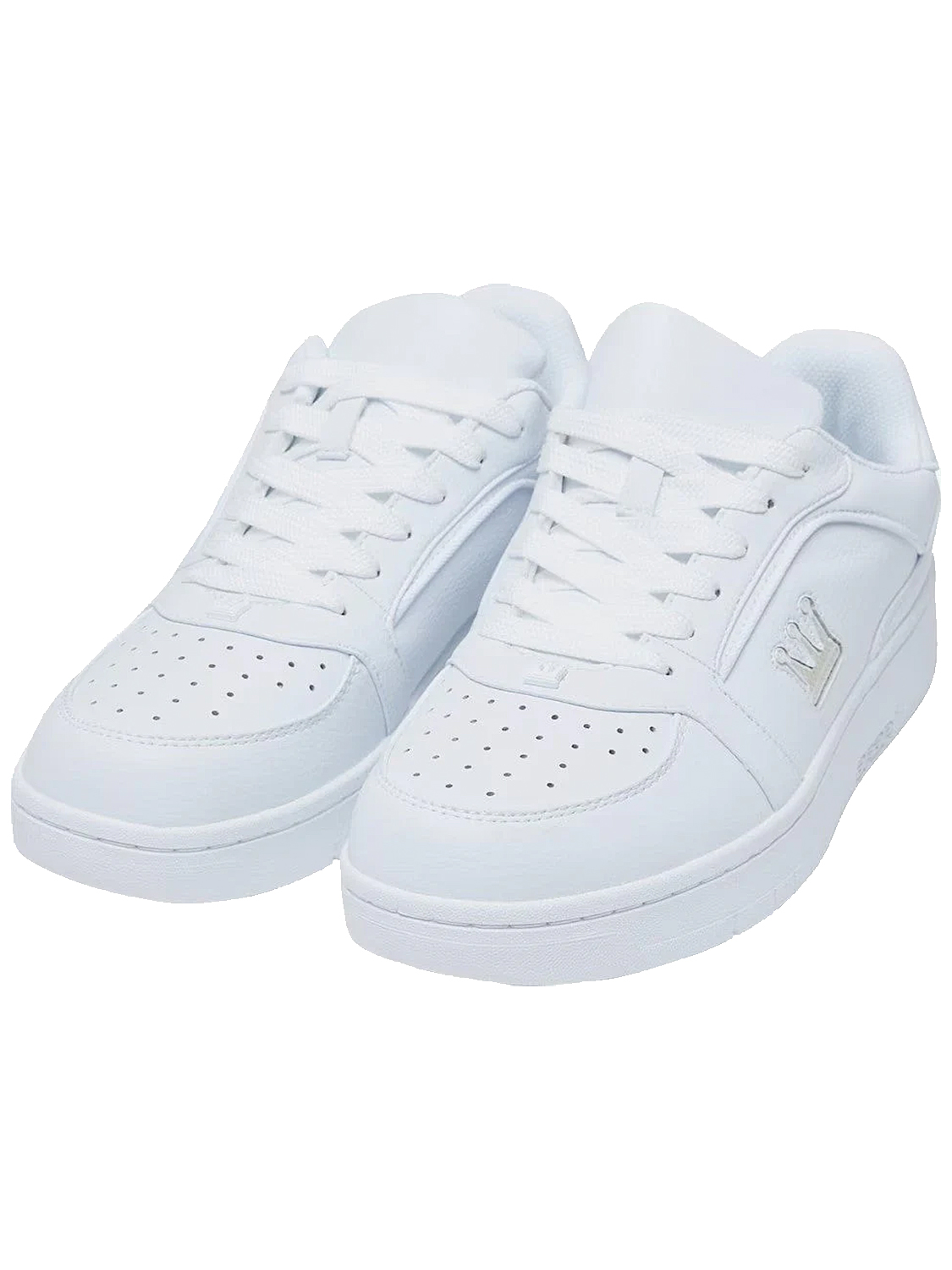 Retro Low Sneaker in Weiß mit veganem Obermaterial Retro Low Sneaker in Weiß mit veganem Obermaterial