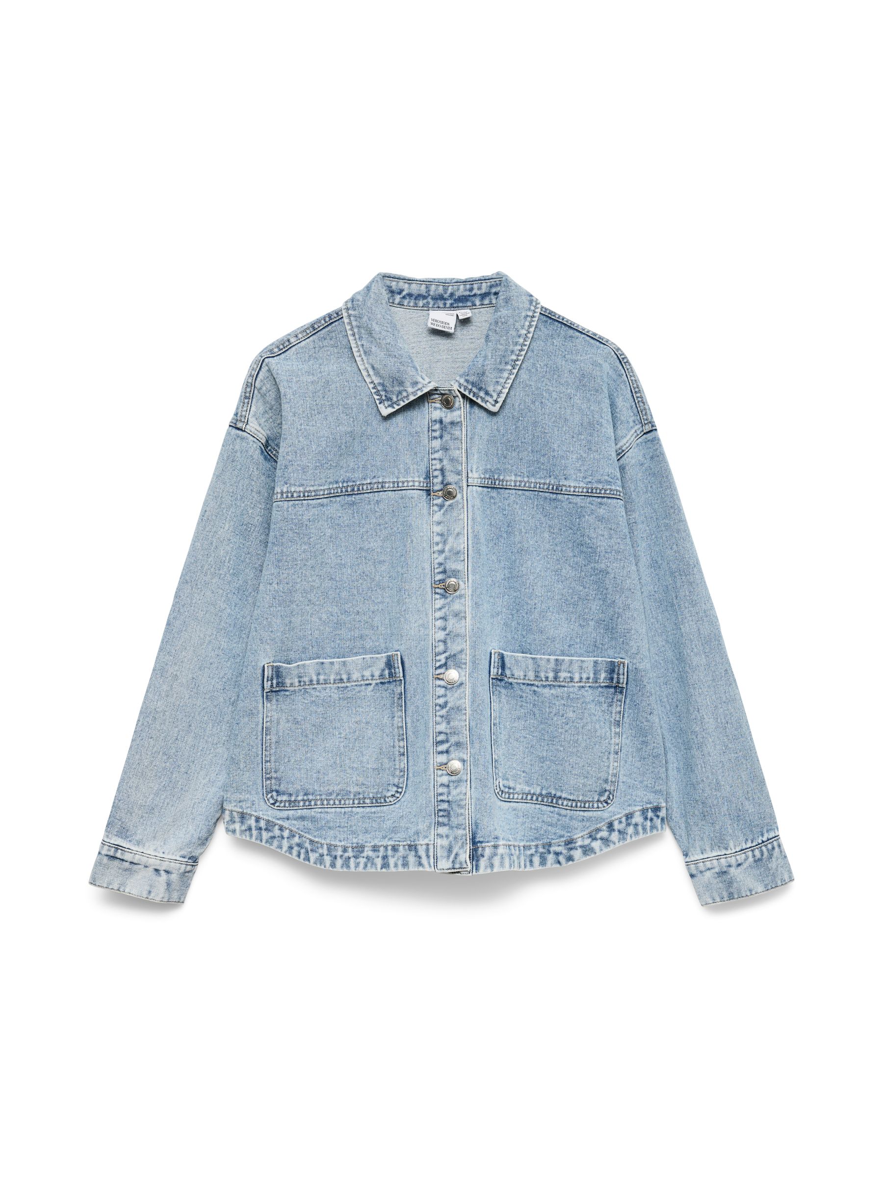 VERO-MODA_FallWinter2025_4788119_10331693.jpg Lässige Oversized Hemdjacke in Jeansoptik