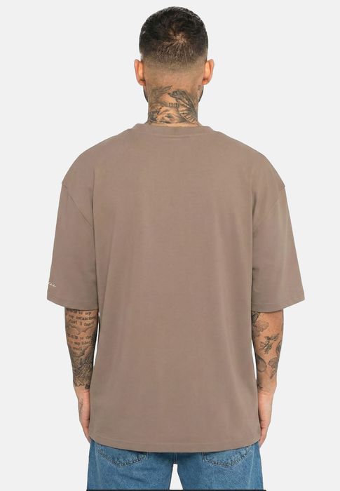 DADA Supreme DADA Supreme Oversize T Shirt Frontstickerei Logo Stickerei – Braun, Bild 3