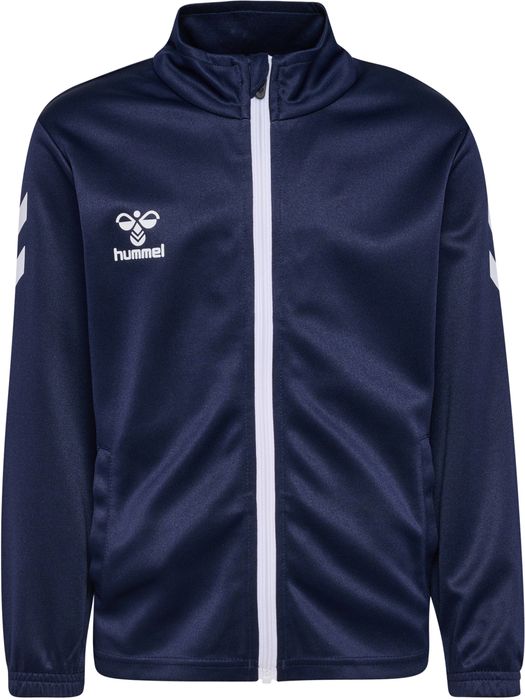 hummel Kinder Trainingsanzug mit Reißverschluss und Logo, Farbe: Navy