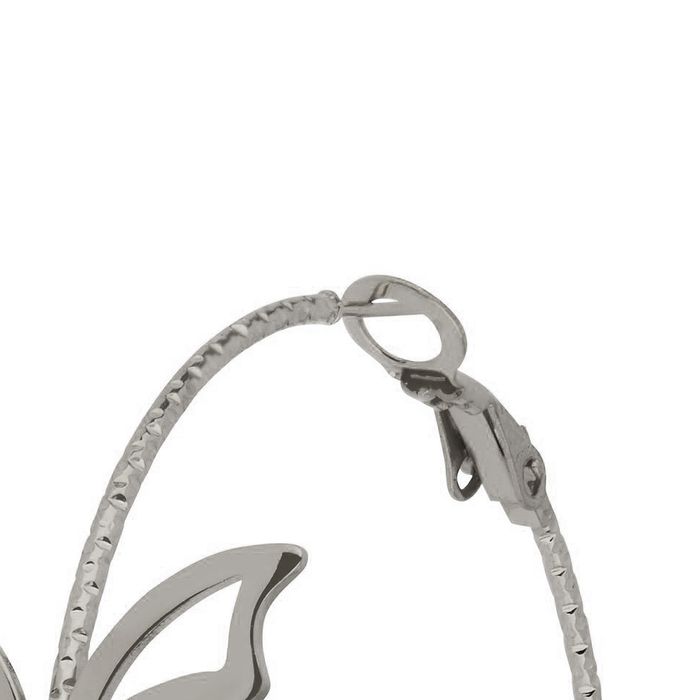 Anely ANELY Schmetterling Ohrstecker goldfarben 5 cm – Silber, Bild 4