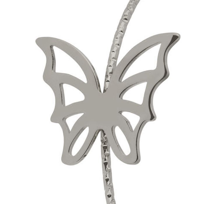 Anely ANELY Schmetterling Ohrstecker goldfarben 5 cm – Silber, Bild 3