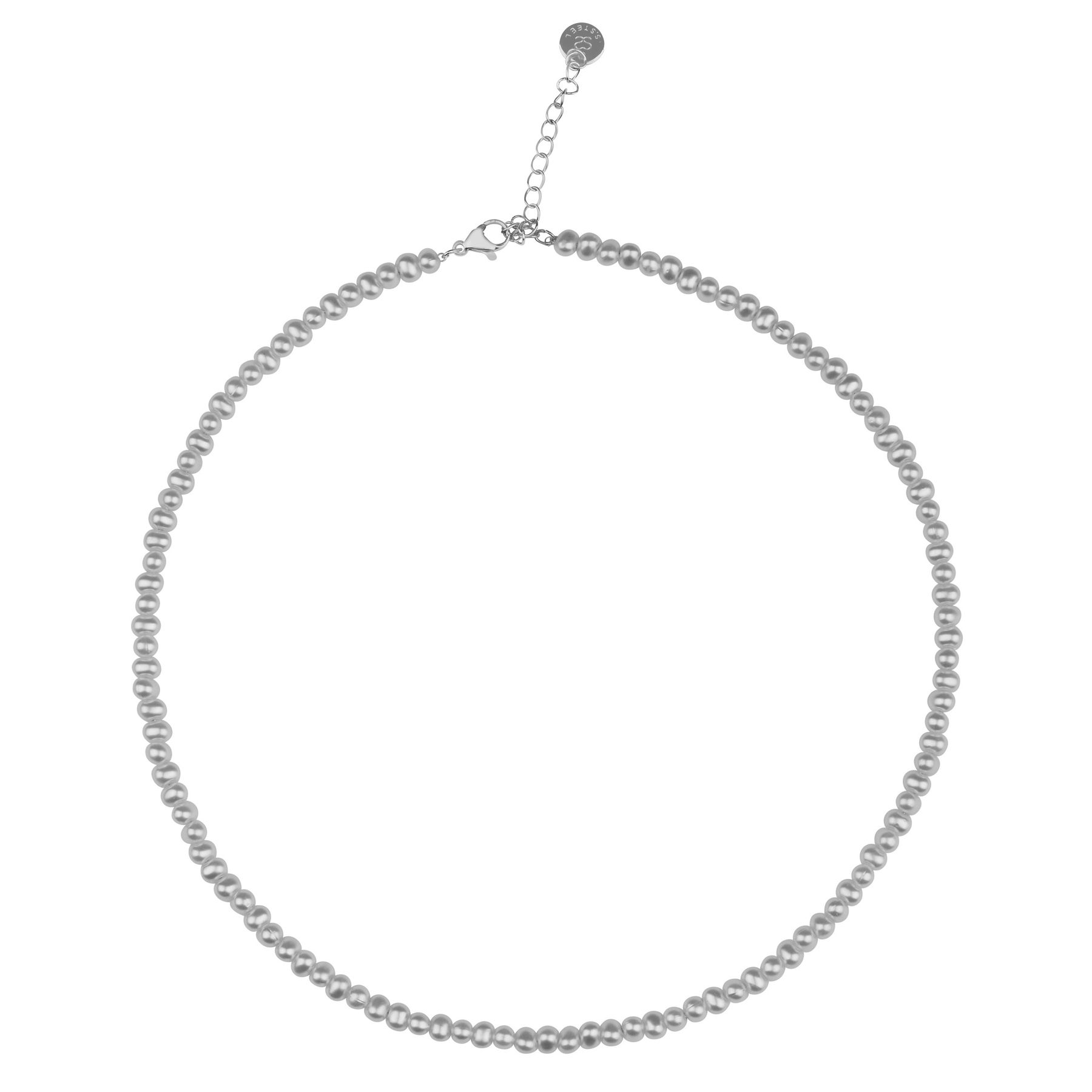 Anely ANELY Filigrane Kette mit Edelstahlverschluss – Silber, Bild 1