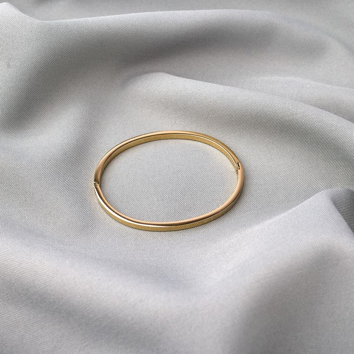 Anely ANELY Gravierbares Armband mit Herz und Schriftzug – Gold, Bild 4