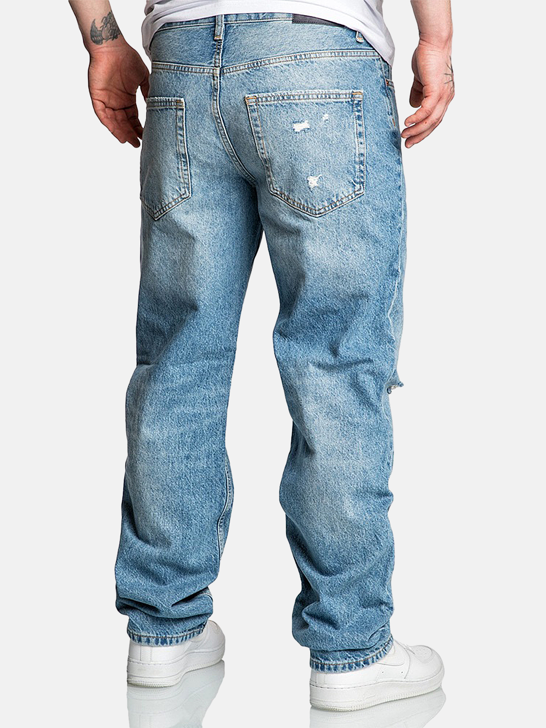 Loose Fit Baggy Jeans mit Used Look – A&S Loose Fit Baggy Jeans mit Used Look – A&S