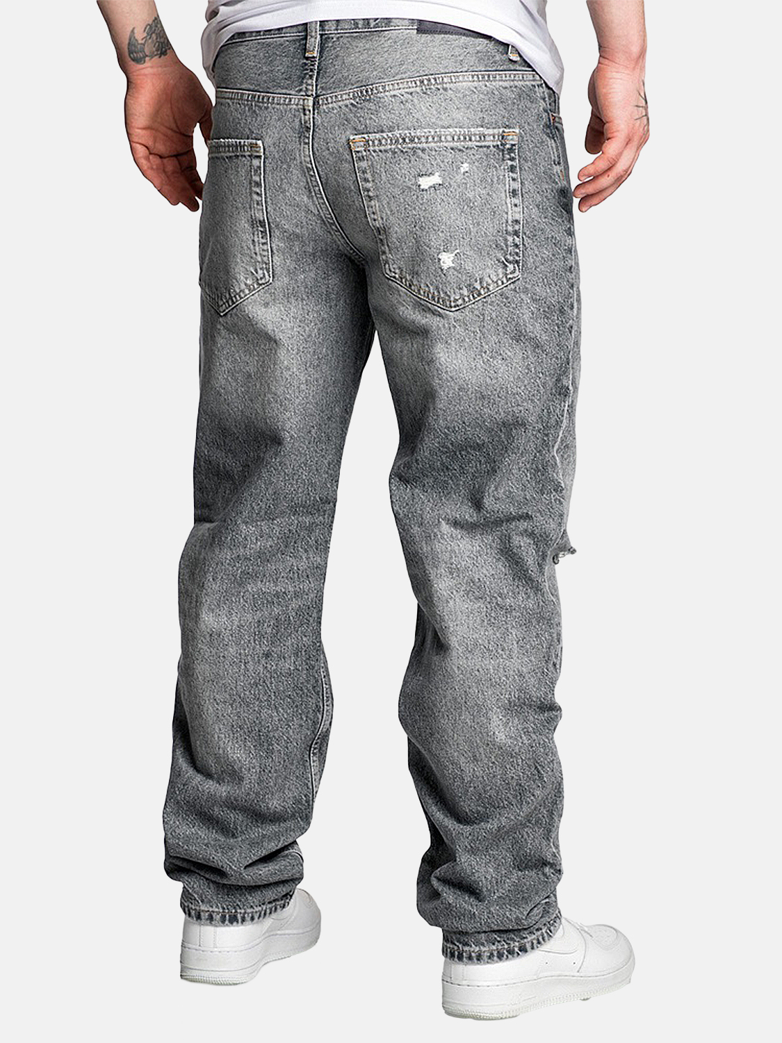 Loose Fit Baggy Jeans mit Used Look – A&S Loose Fit Baggy Jeans mit Used Look – A&S