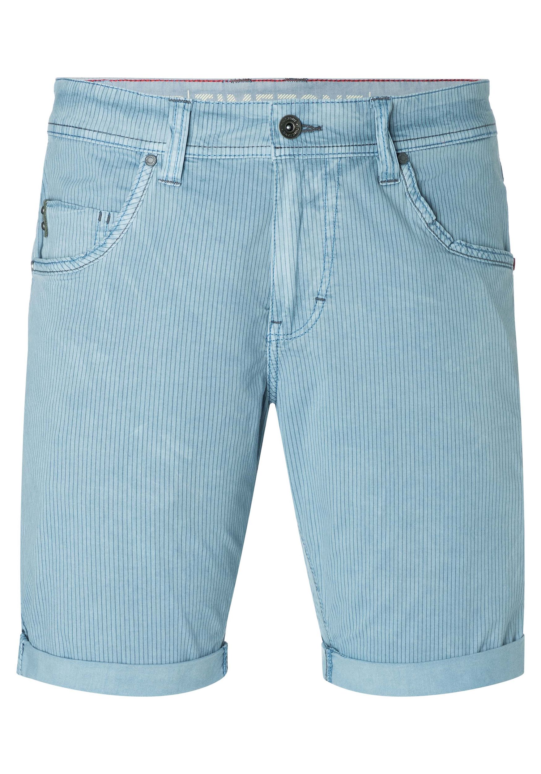 TIMEZONE-Gmb_SS25_30059_24-10066-10-1215.jpg Gestreifte Bermuda Shorts mit Taschen und Gürtelschlaufen