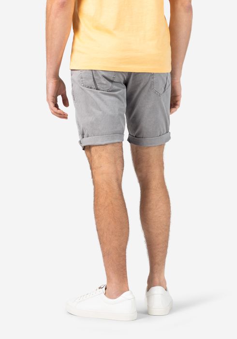 Timezone Timezone Gestreifte Bermuda Shorts mit Taschen und – Grau, Bild 3