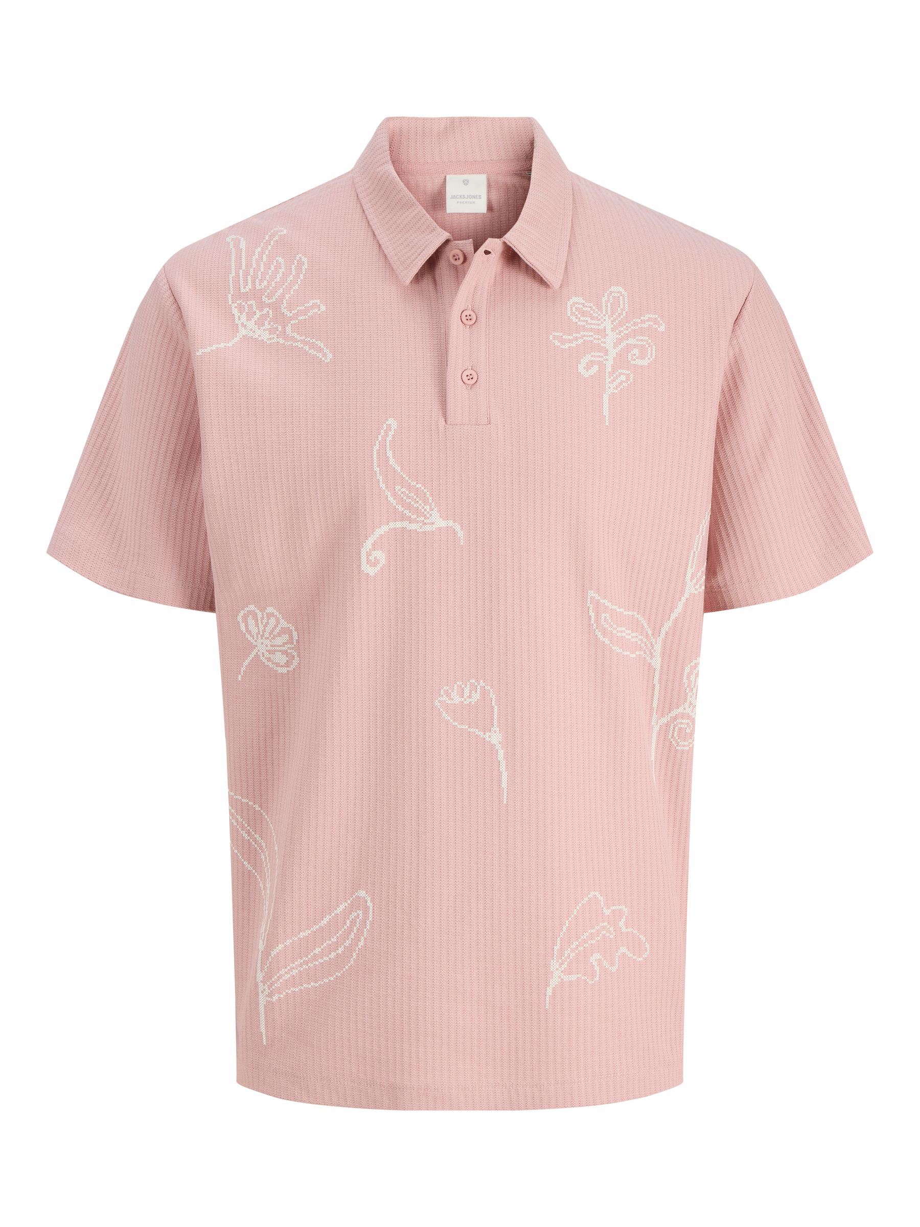 JACK&JONES_Springsummer_4869489_12286326.jpg Feinstrick Poloshirt mit Botanik-Stickerei Kurzarm