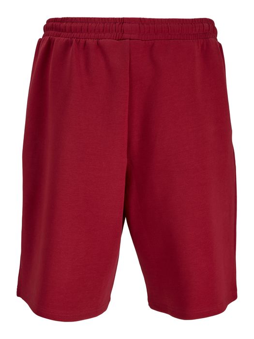 Jack & Jones Sportliche Shorts mit elastischem Bund und Kordelzug – Rot, Bild 5