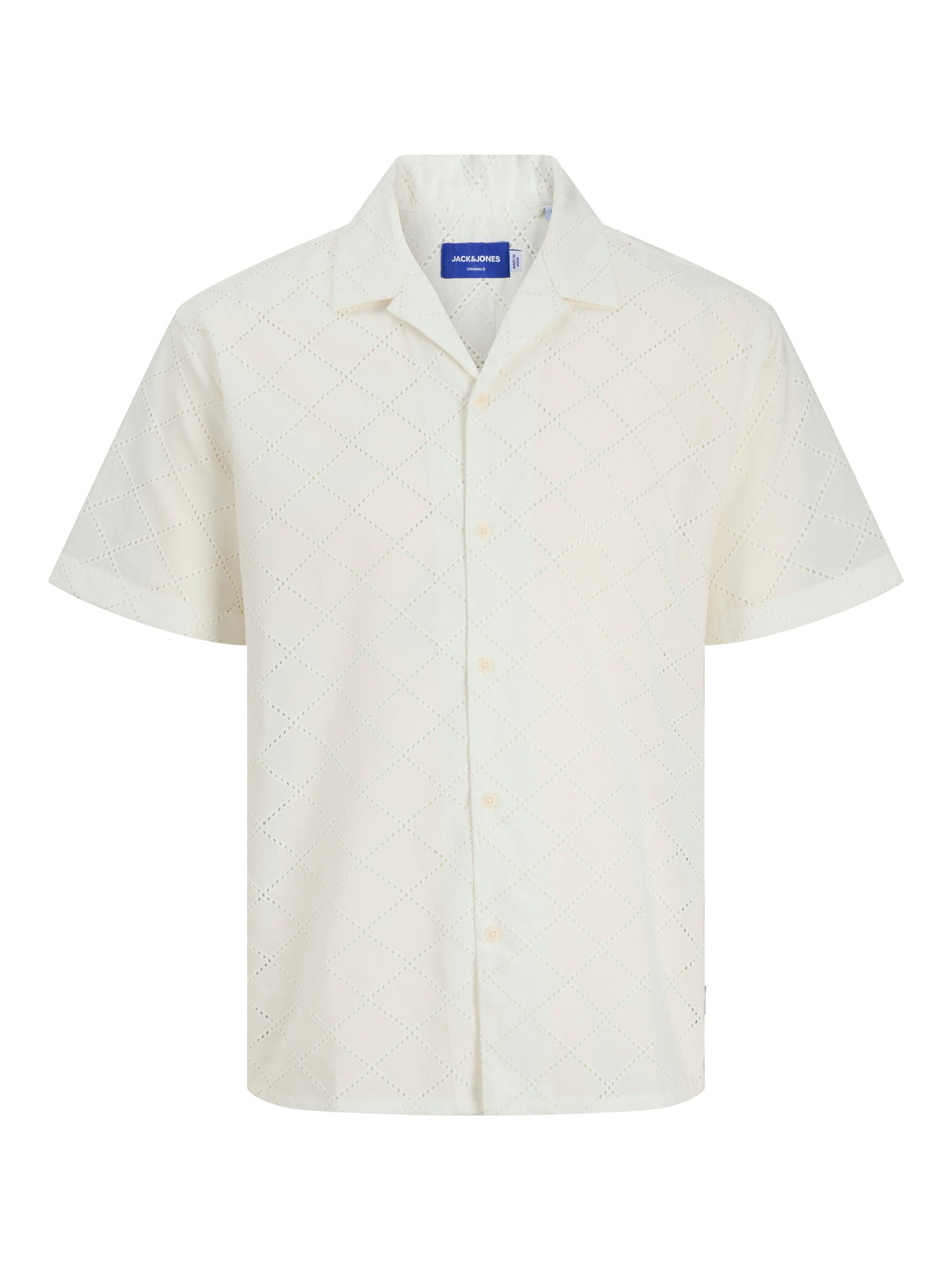 JACK&JONES_Springsummer_4867823_12285419.jpg Gestepptes Kurzarmhemd mit Karomuster und Knöpfen