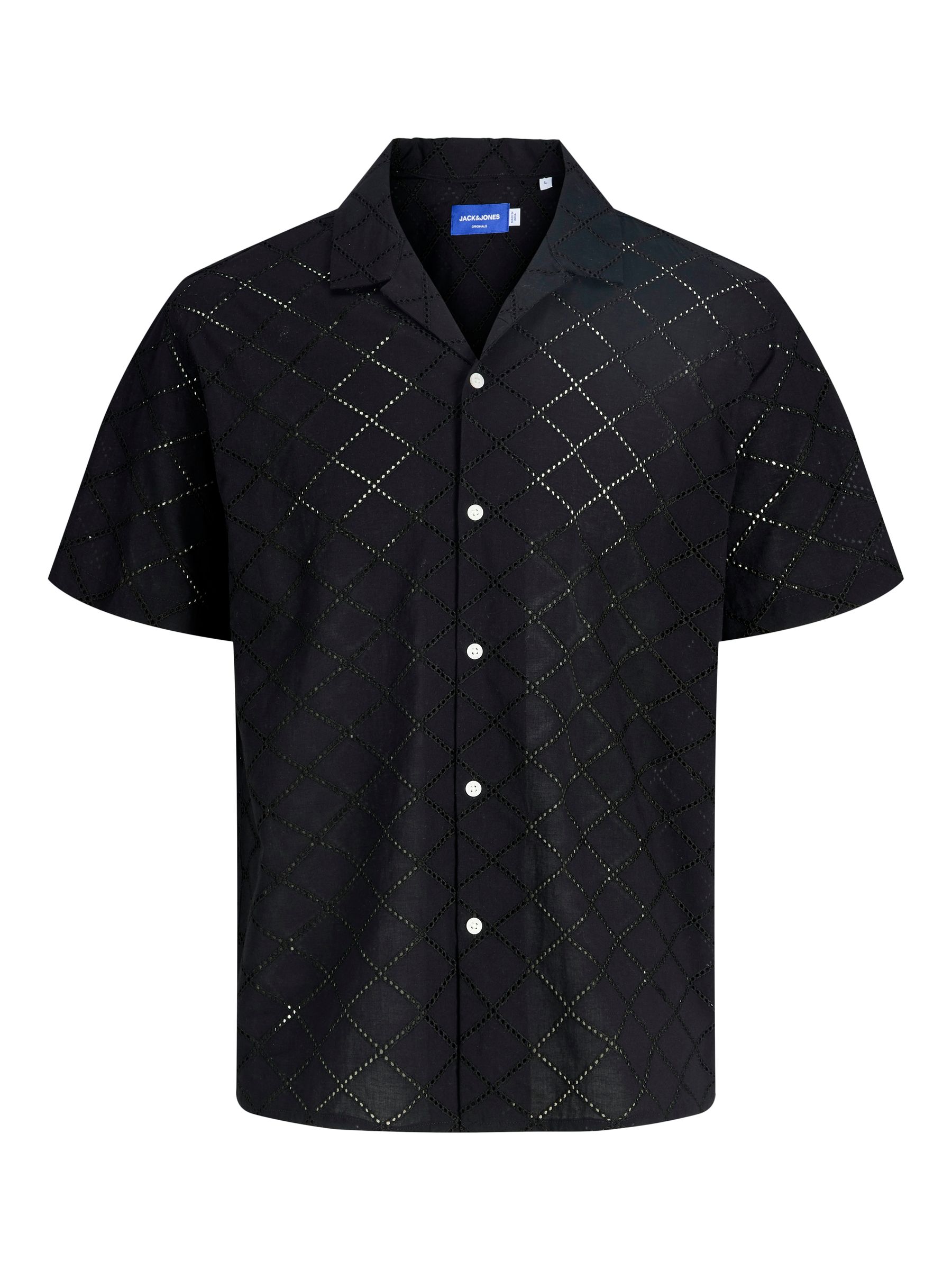 JACK&JONES_Springsummer_4867824_12285419.jpg Gestepptes Kurzarmhemd mit Karomuster und Knöpfen