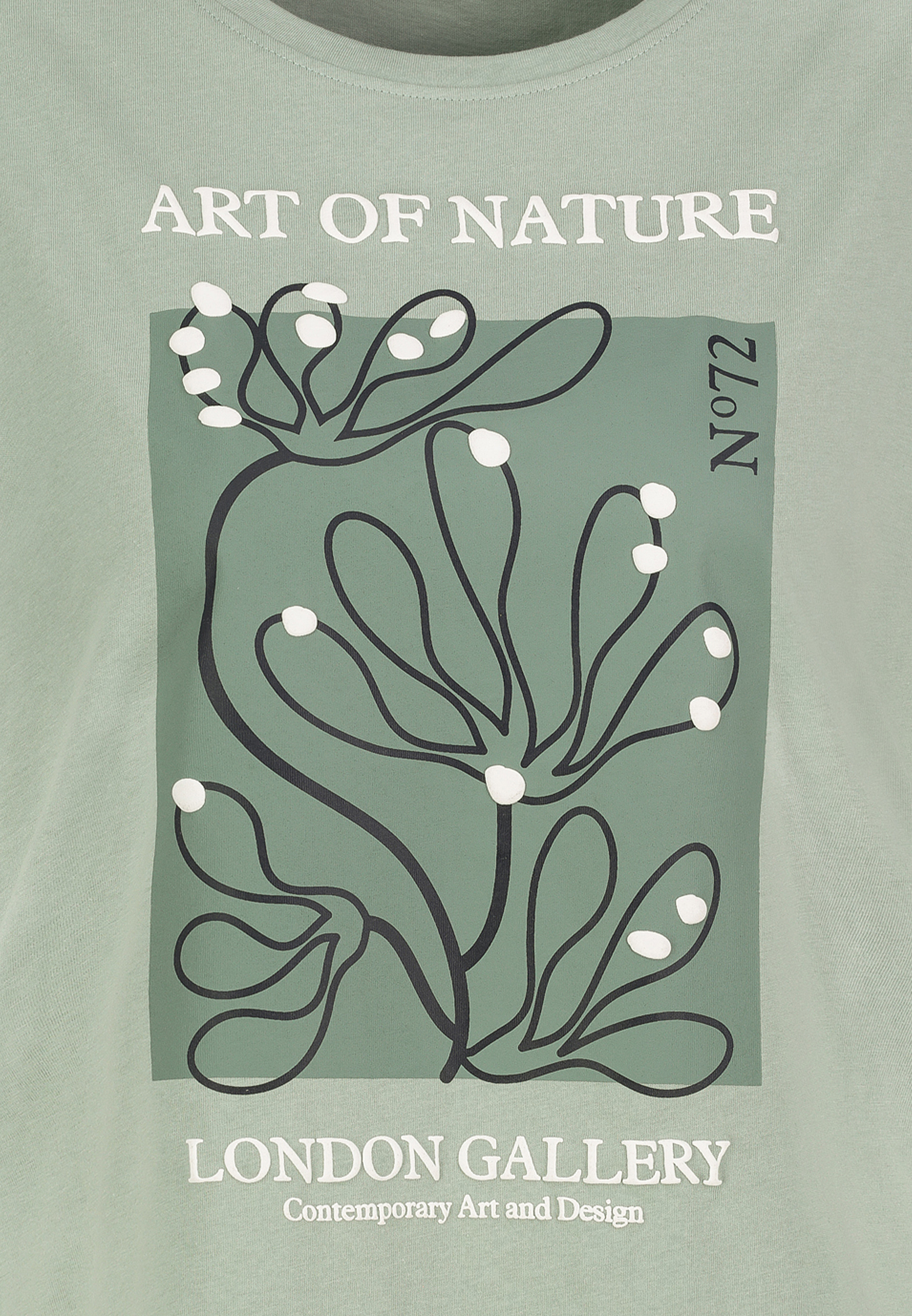 T-Shirt mit Blumenmotiv und inspirierendem Text T-Shirt mit Blumenmotiv und inspirierendem Text