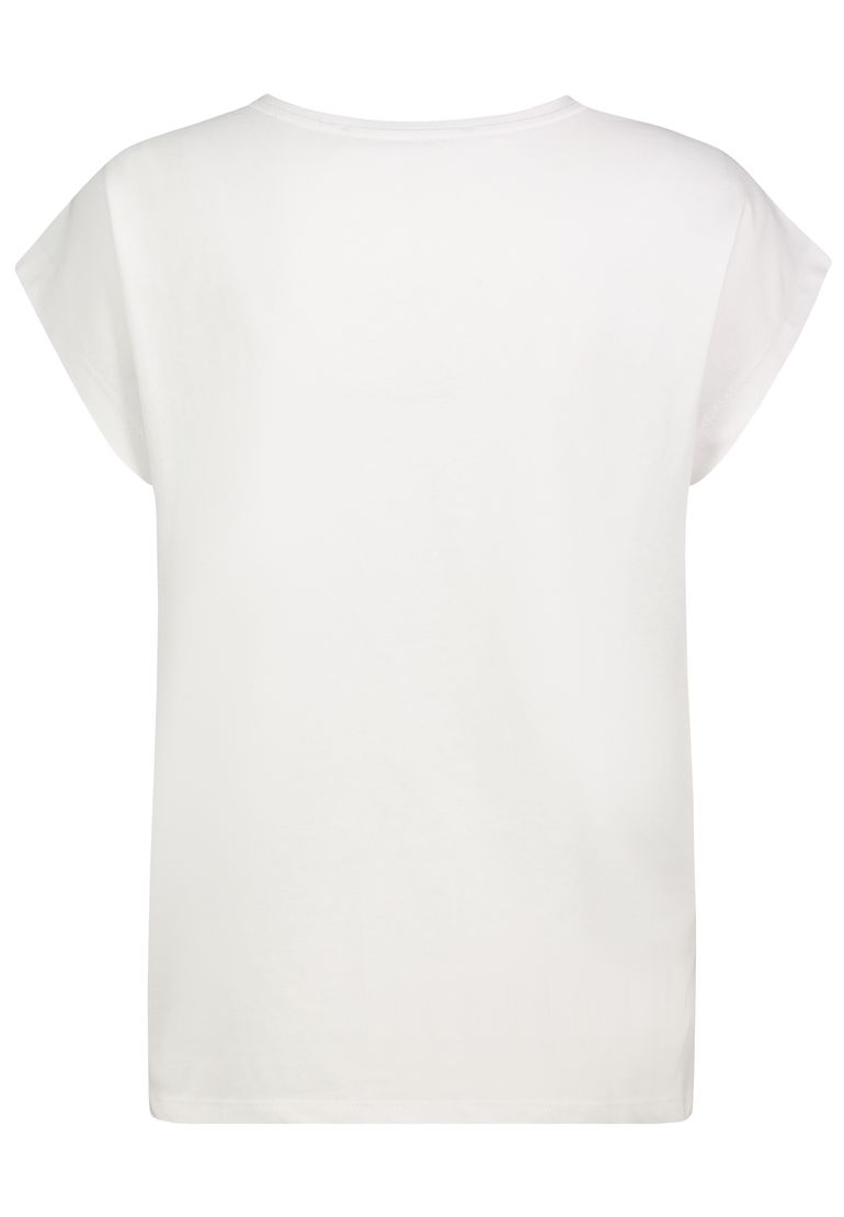 Fresh Made T-Shirt mit Blumenmotiv und inspirierendem Text – Weiß, Bild 2