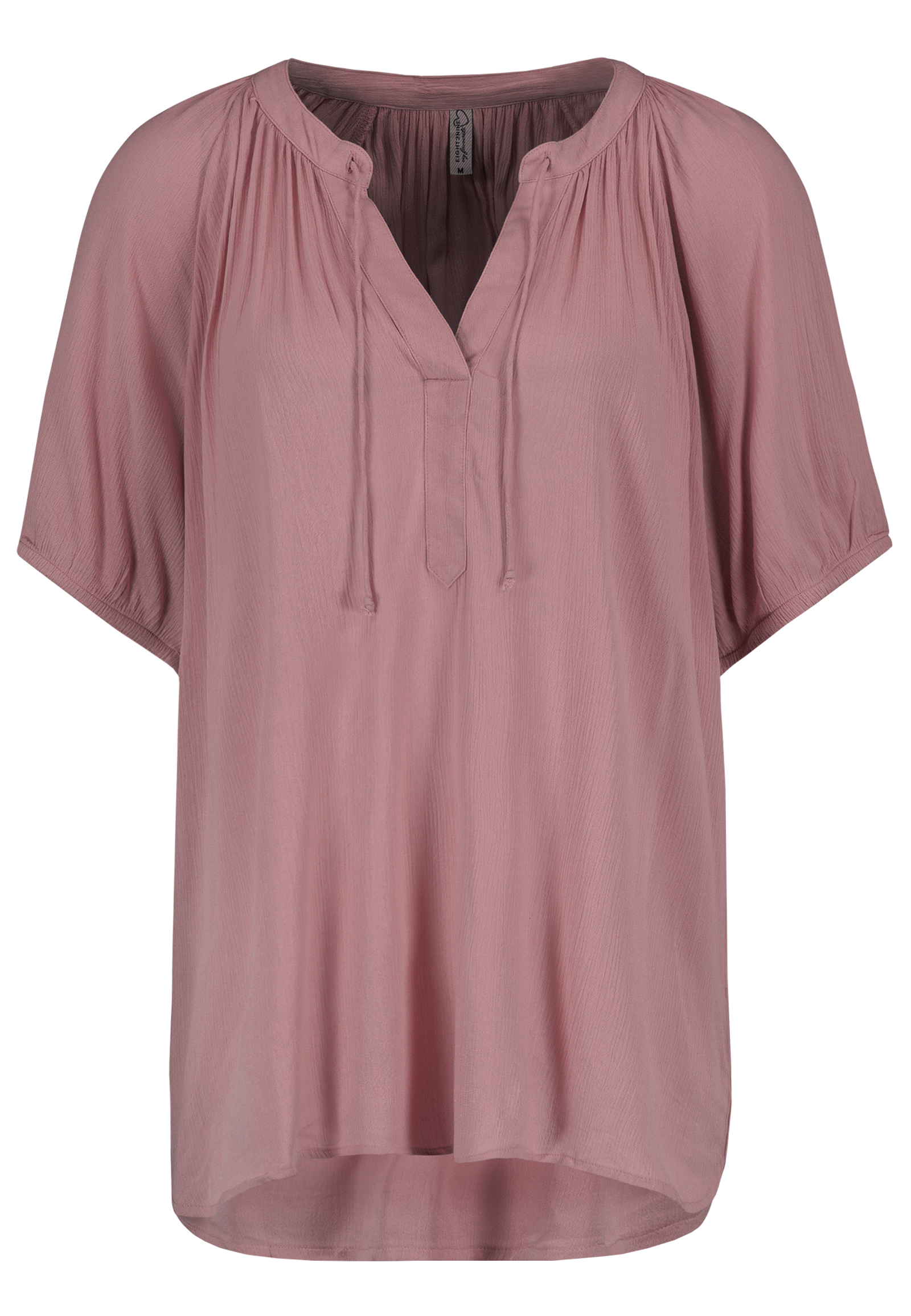 Authentic-St_251_13400_D70024M11234B.jpg Luftige Viskosebluse mit V-Ausschnitt und Kurzarm