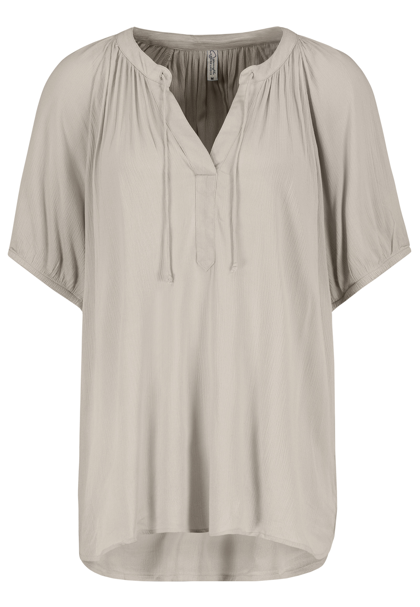 Authentic-St_251_20200_D70024M11234A.jpg Luftige Viskosebluse mit V-Ausschnitt und Kurzarm