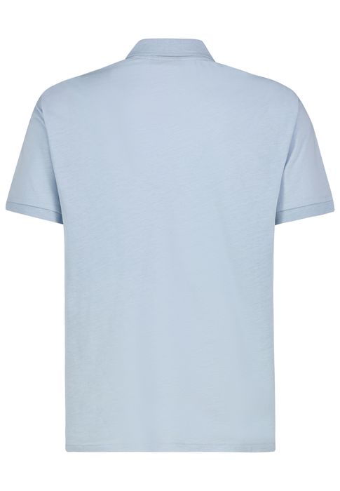 EIGHT 2 NINE Design Poloshirt mit Logo Stickerei, Farbe: Blau