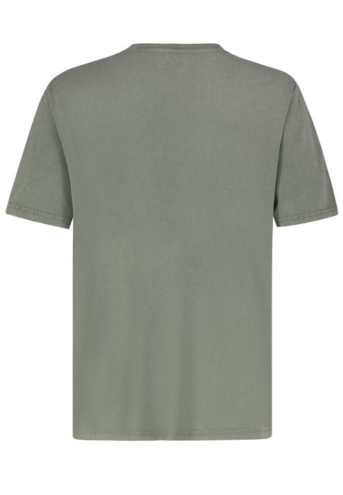 Sublevel Retro T-Shirt mit Spirituellem Print Boho Style, Farbe: Grün-2