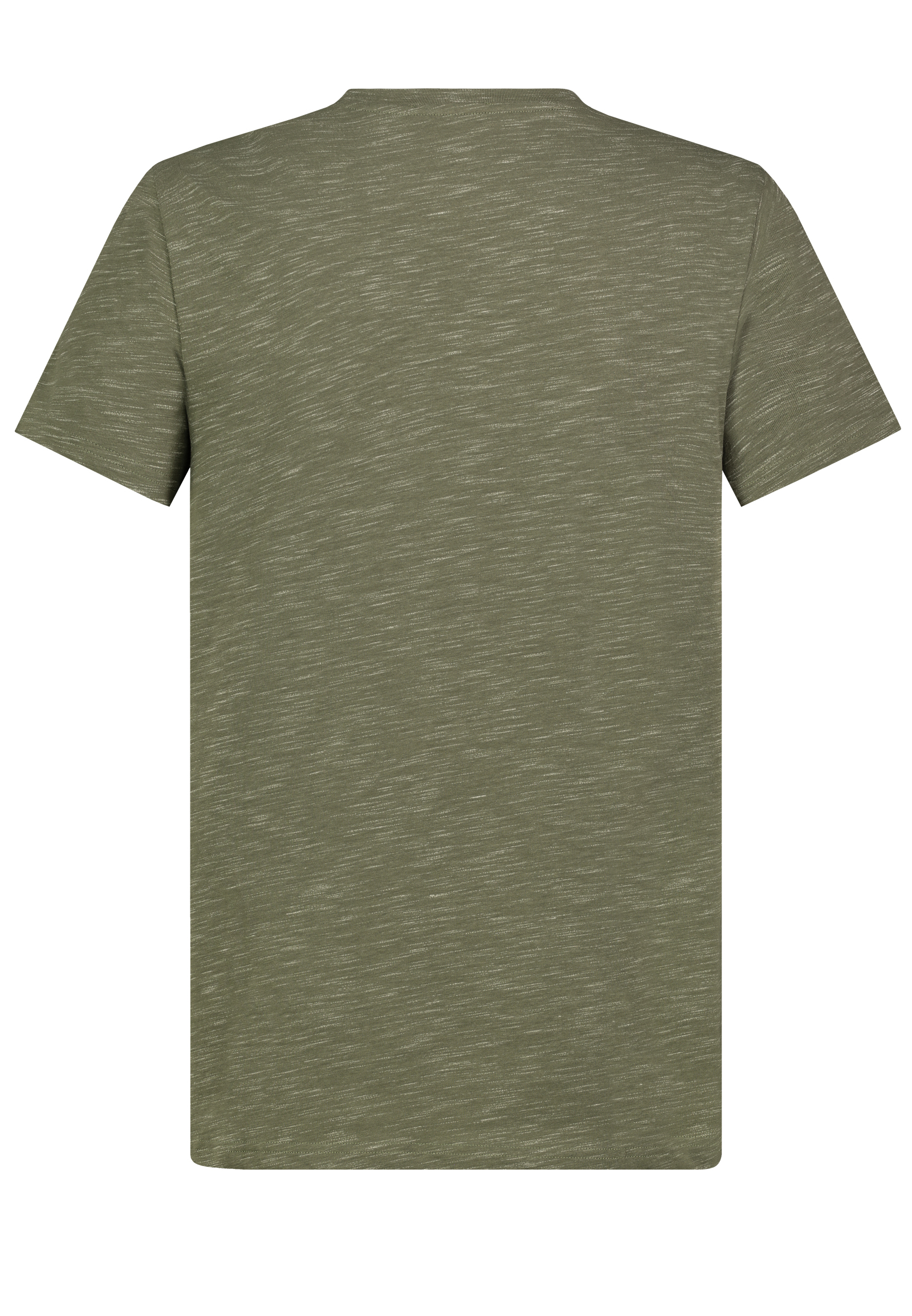 Authentic-St_251_12300_H16133M22526D_2.jpg Meliertes T-Shirt mit Rundhals und Print