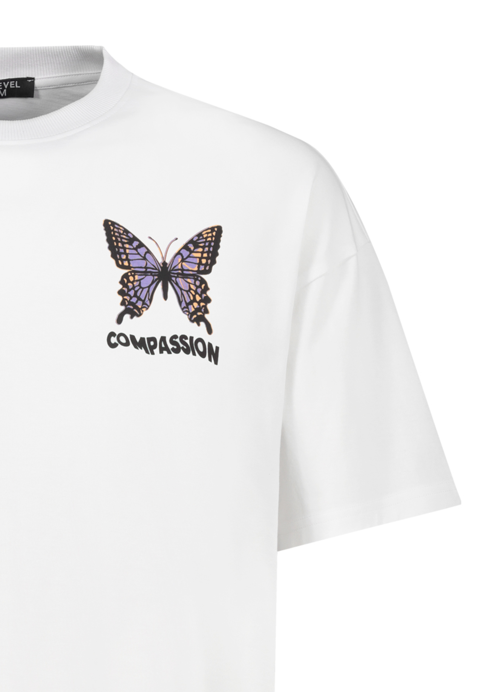 Lockeres Printshirt mit Motiv auf Brust und Rücken für deinen Streetstyle Lockeres Printshirt mit Motiv auf Brust und Rücken für deinen Streetstyle