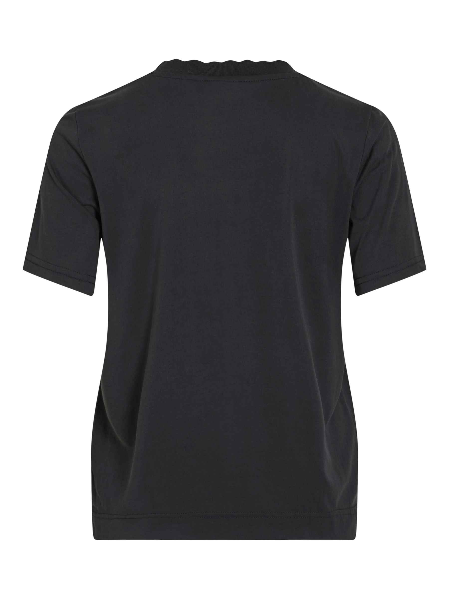 VILA_Autumnwinter_4794527_14108539_2.jpg Basic Kurzarm-T-Shirt mit Rundhals Wellensaum