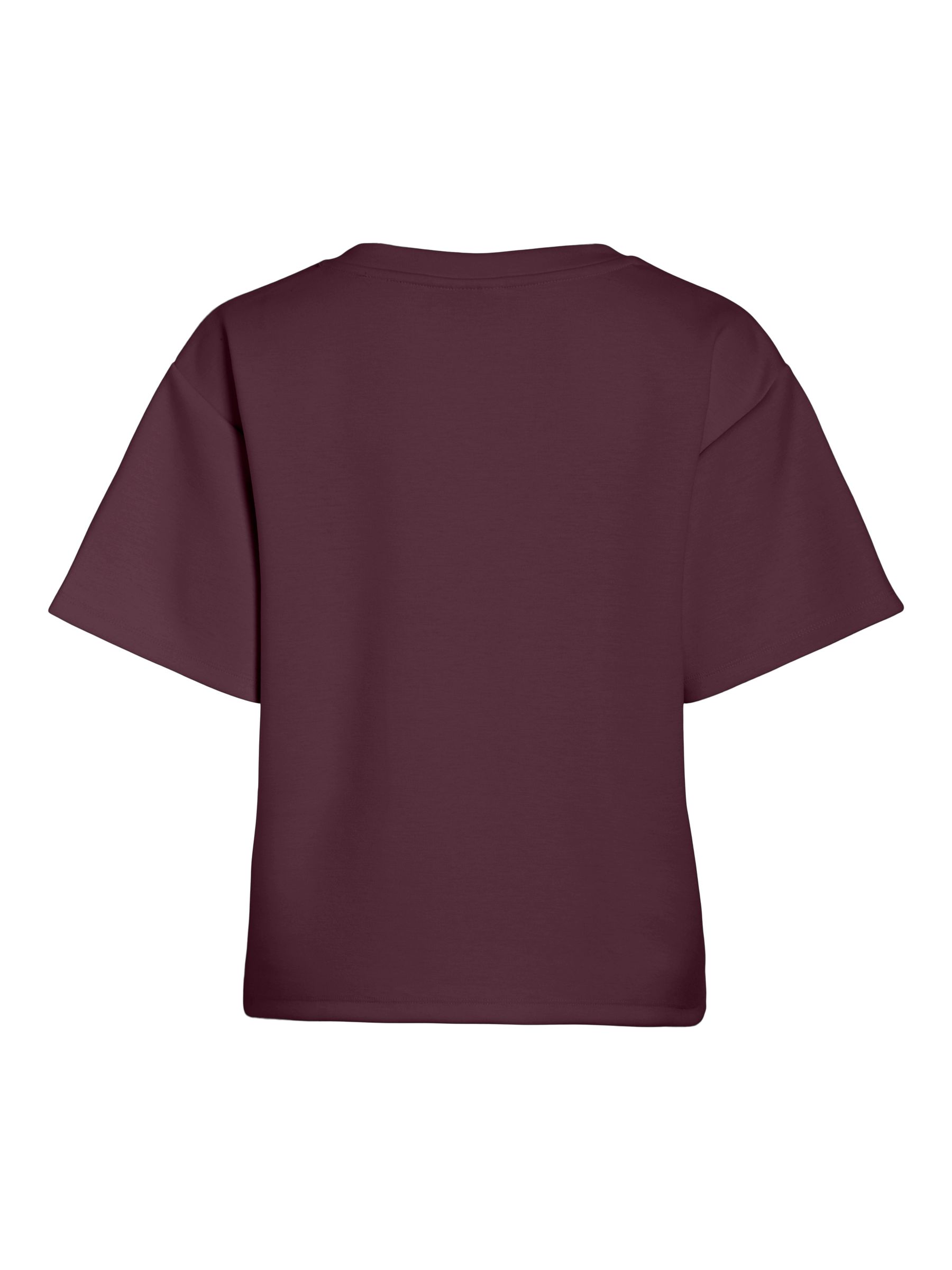 VILA_Autumnwinter_4912803_14108921_2.jpg V-Ausschnitt T-Shirt mit kurzen Ärmeln