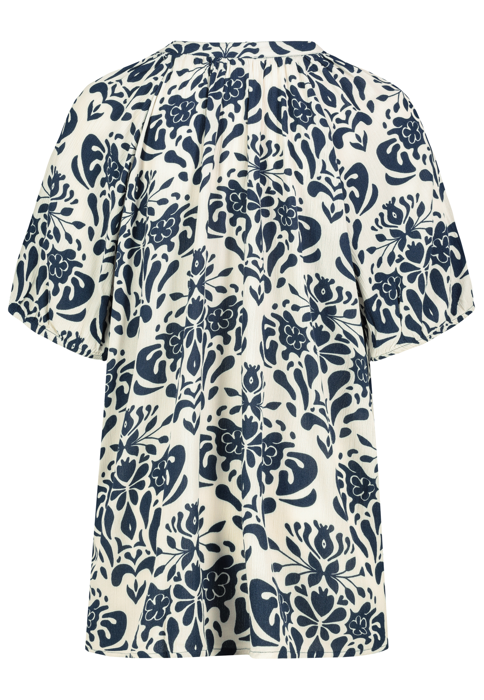 Authentic-St_251_19400_D71024M11234A_2.jpg Leo Bluse mit Allover-Print und V-Neck Viskose