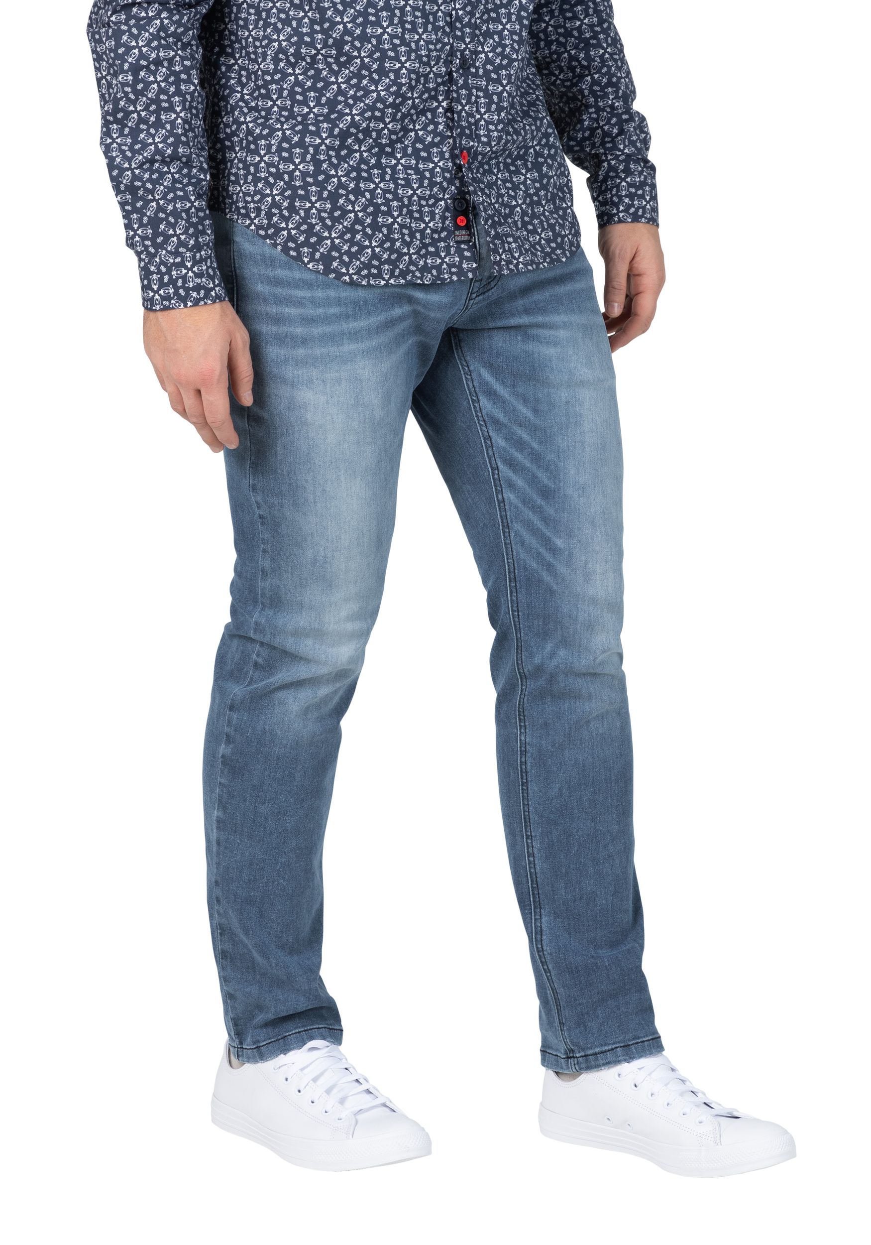 TIMEZONE-Gmb_SS25_3471_27-10064-00-3791_3.jpg Jeans mit Stretch und ausgeprägter Waschung