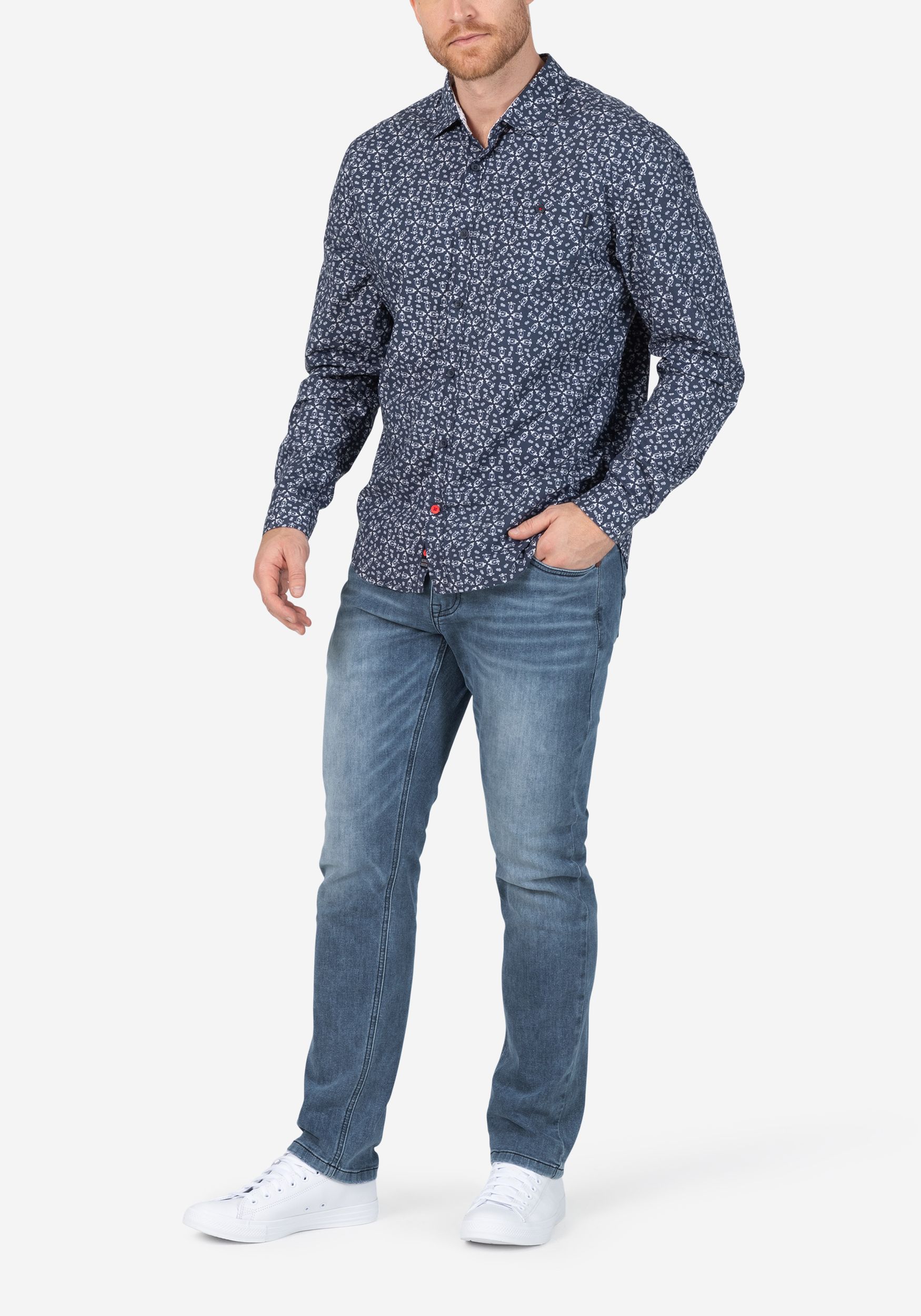 TIMEZONE-Gmb_SS25_3471_27-10064-00-3791_6.jpg Jeans mit Stretch und ausgeprägter Waschung