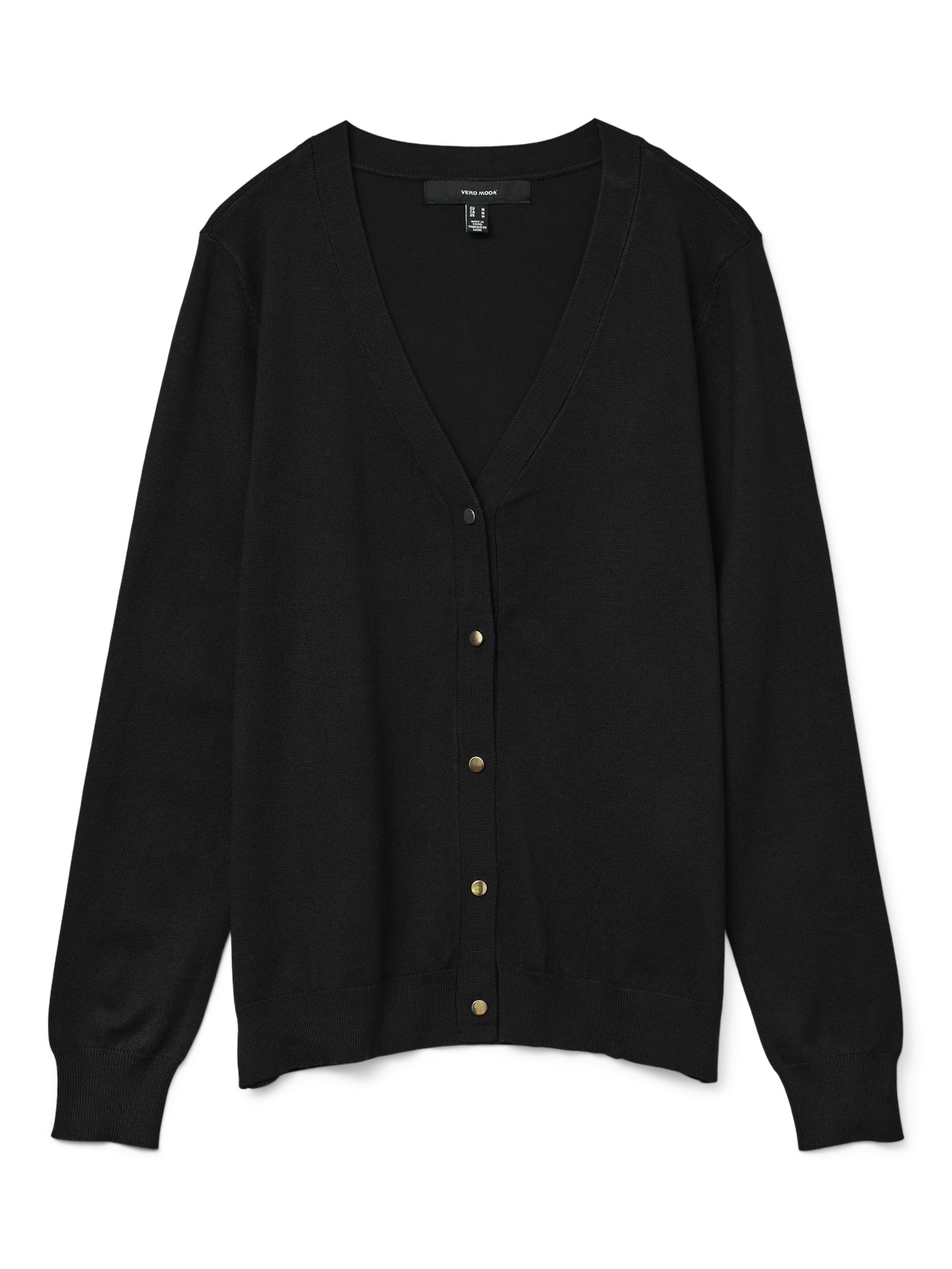 VERO-MODA_FallWinter2024_4626696_10320456.jpg Elegantes Strick-Cardigan mit V-Ausschnitt und Locker Geschnitten