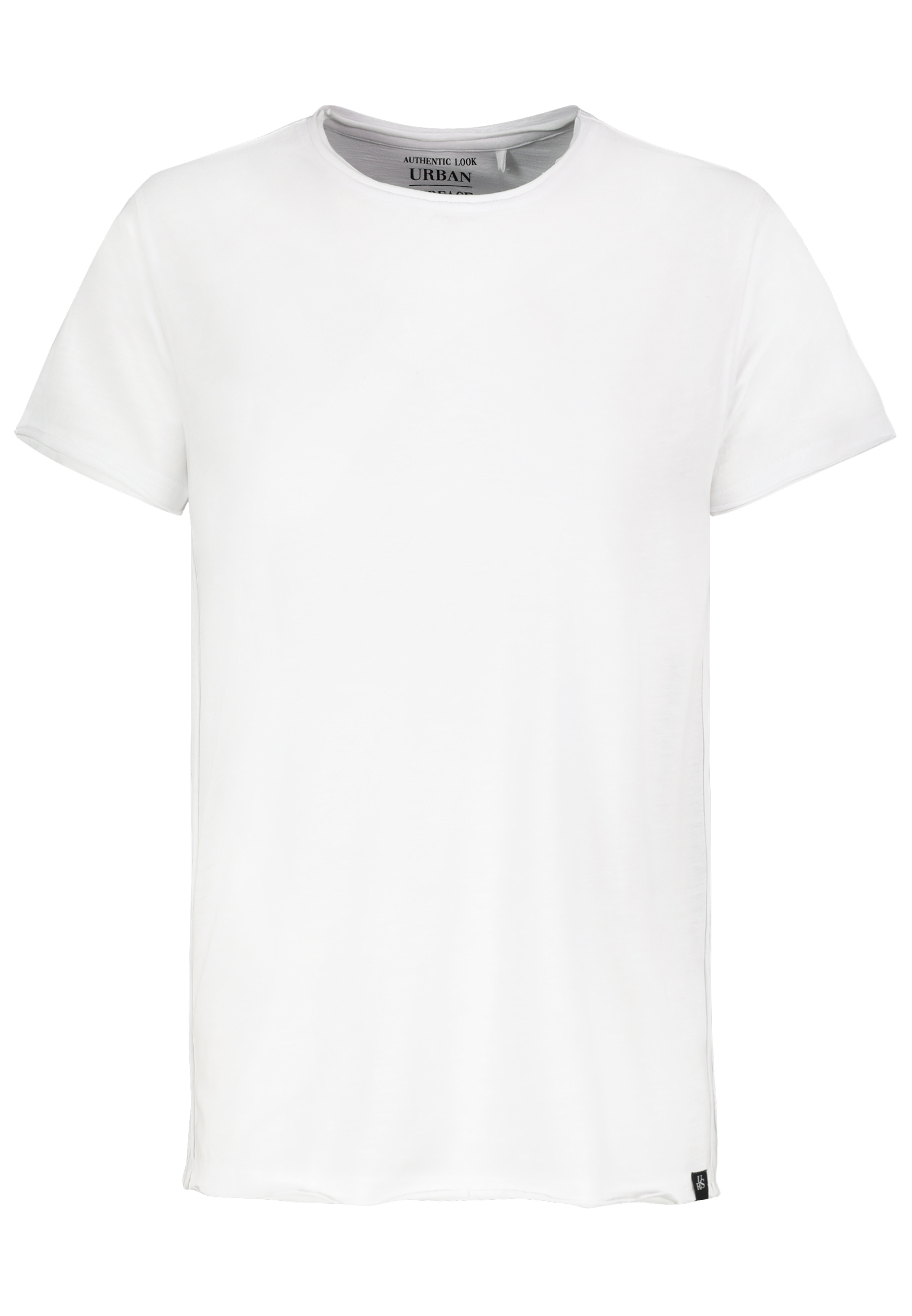 Urban Surface Urban Surface T-Shirt 2er Set mit Rundhals und Rollkante – Weiß, Bild 2