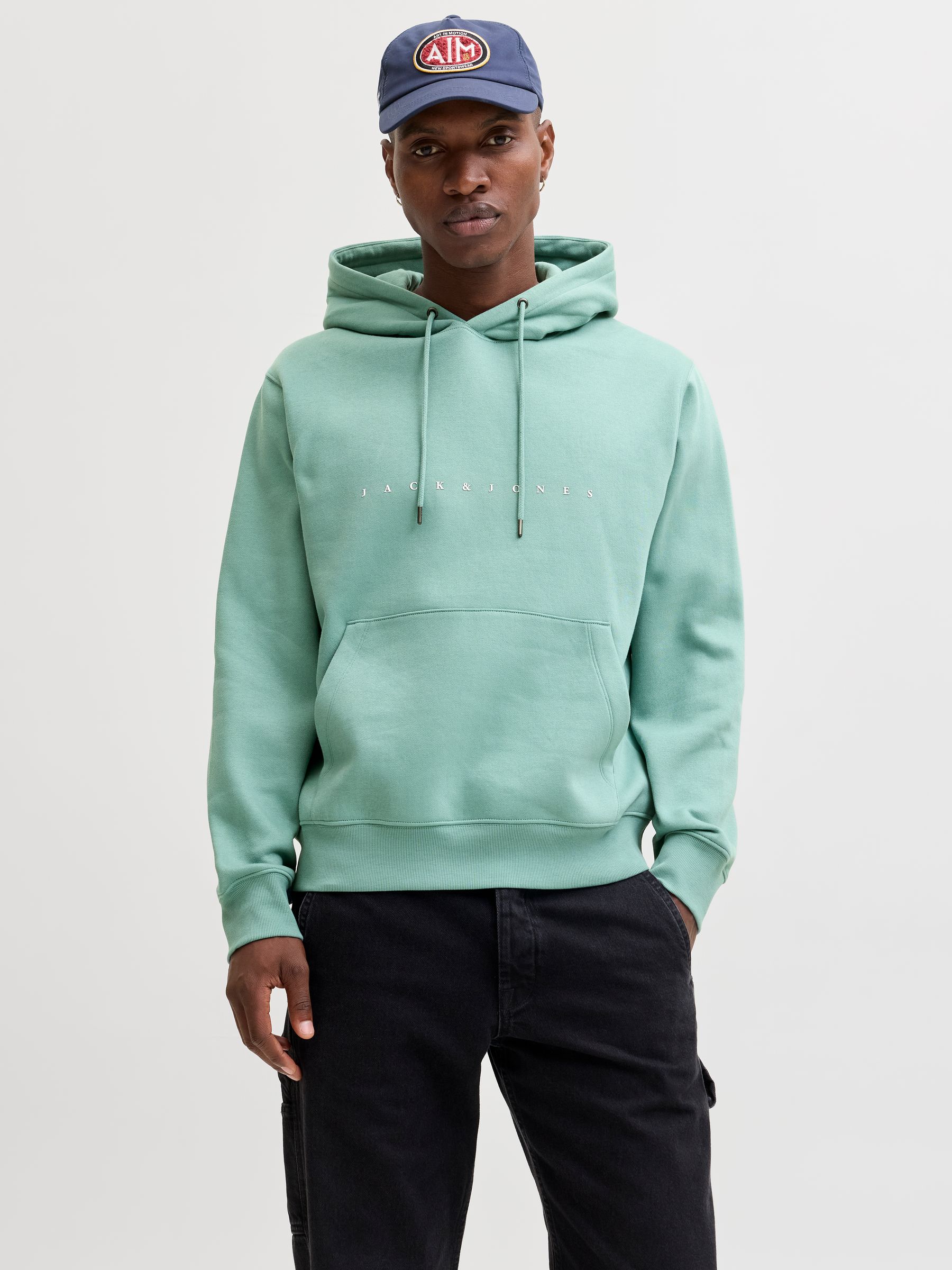 12233972_4901236_2.jpg Bequemer Kapuzenpullover mit dezentem Schriftzug Robust