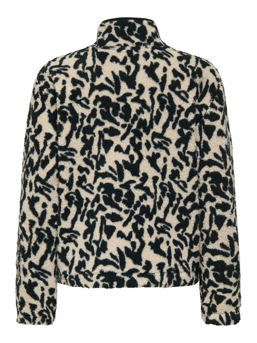 Only ONLY Kuscheliges Sweatshirt mit abstraktem Muster und – Schwarz, Bild 4