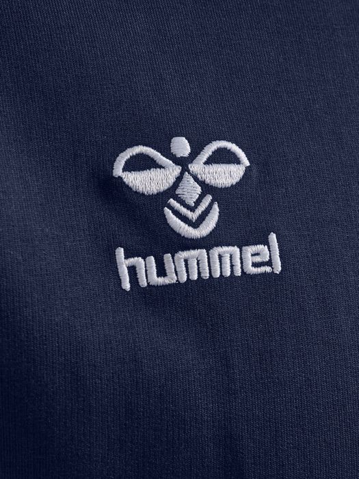 Hummel hummel Hoodie mit Stickerei und Kängurutasche – Navy, Bild 3