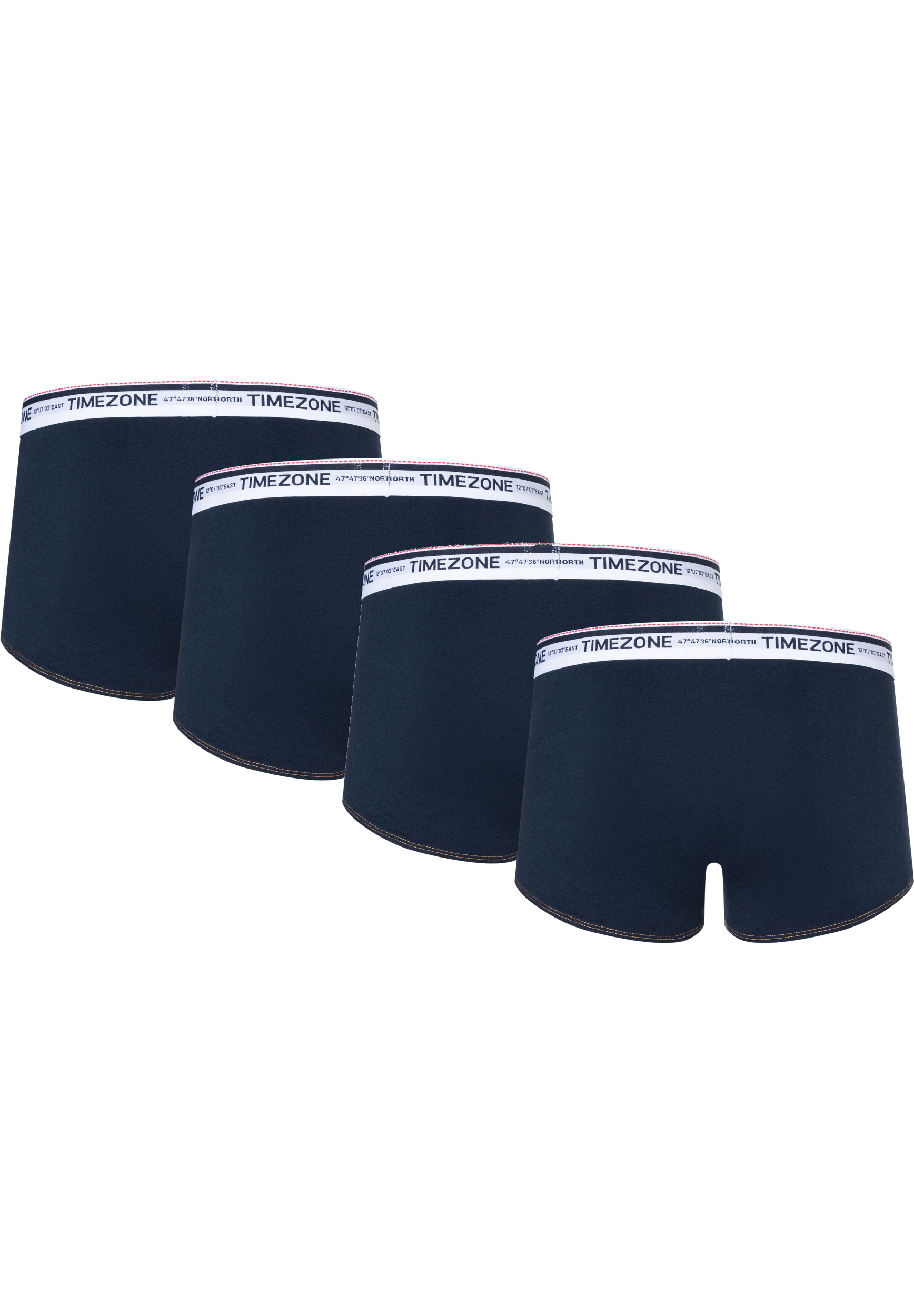 Timezone Boxershorts 4er Set mit elastischem Bund für Herren – Blau, Bild 2