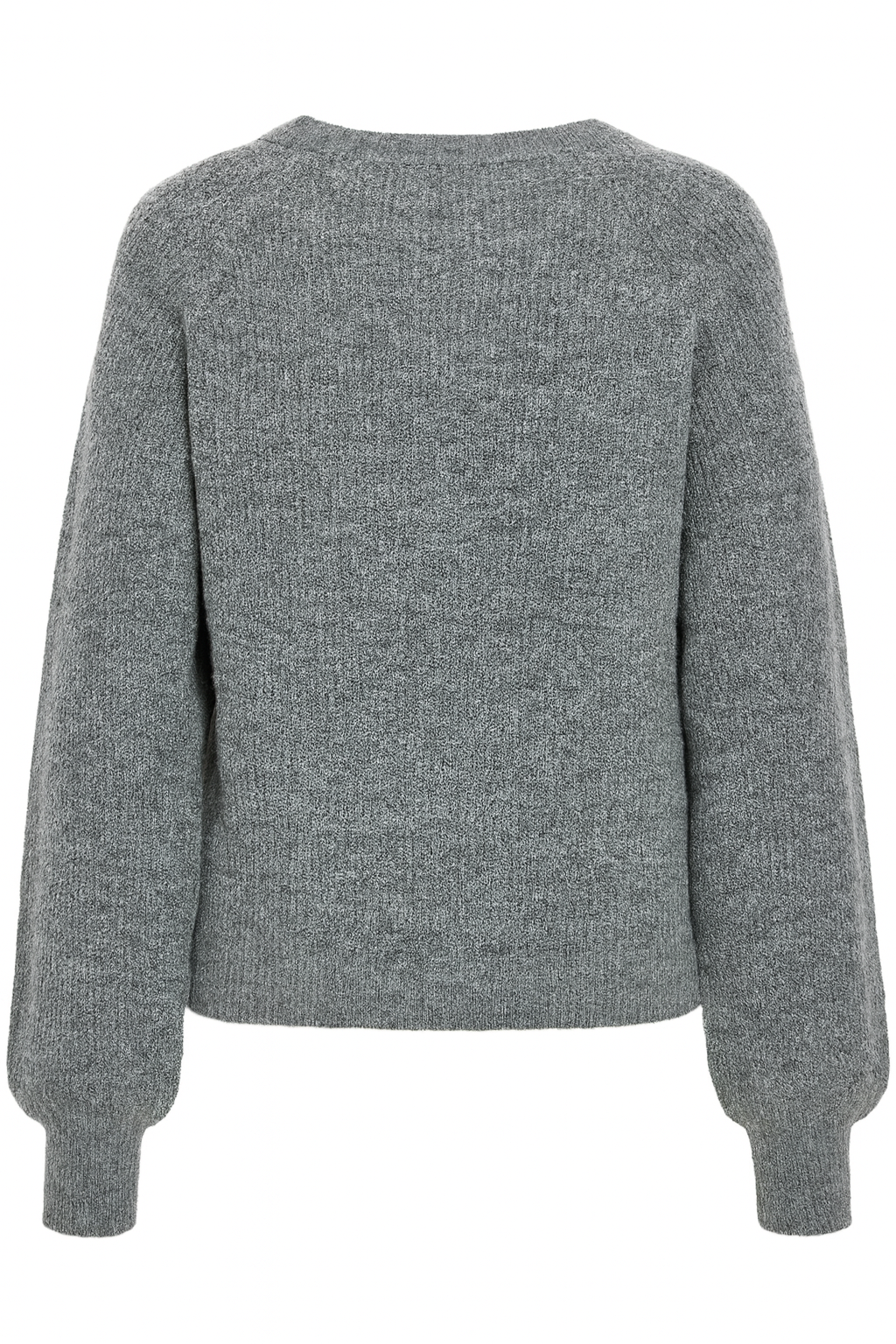 Strickpullover mit Rippstruktur und Rundhals Strickpullover mit Rippstruktur und Rundhals