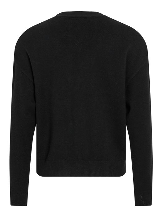 Vila Strickjacke mit V-Ausschnitt und Knopfleiste – Schwarz, Bild 6
