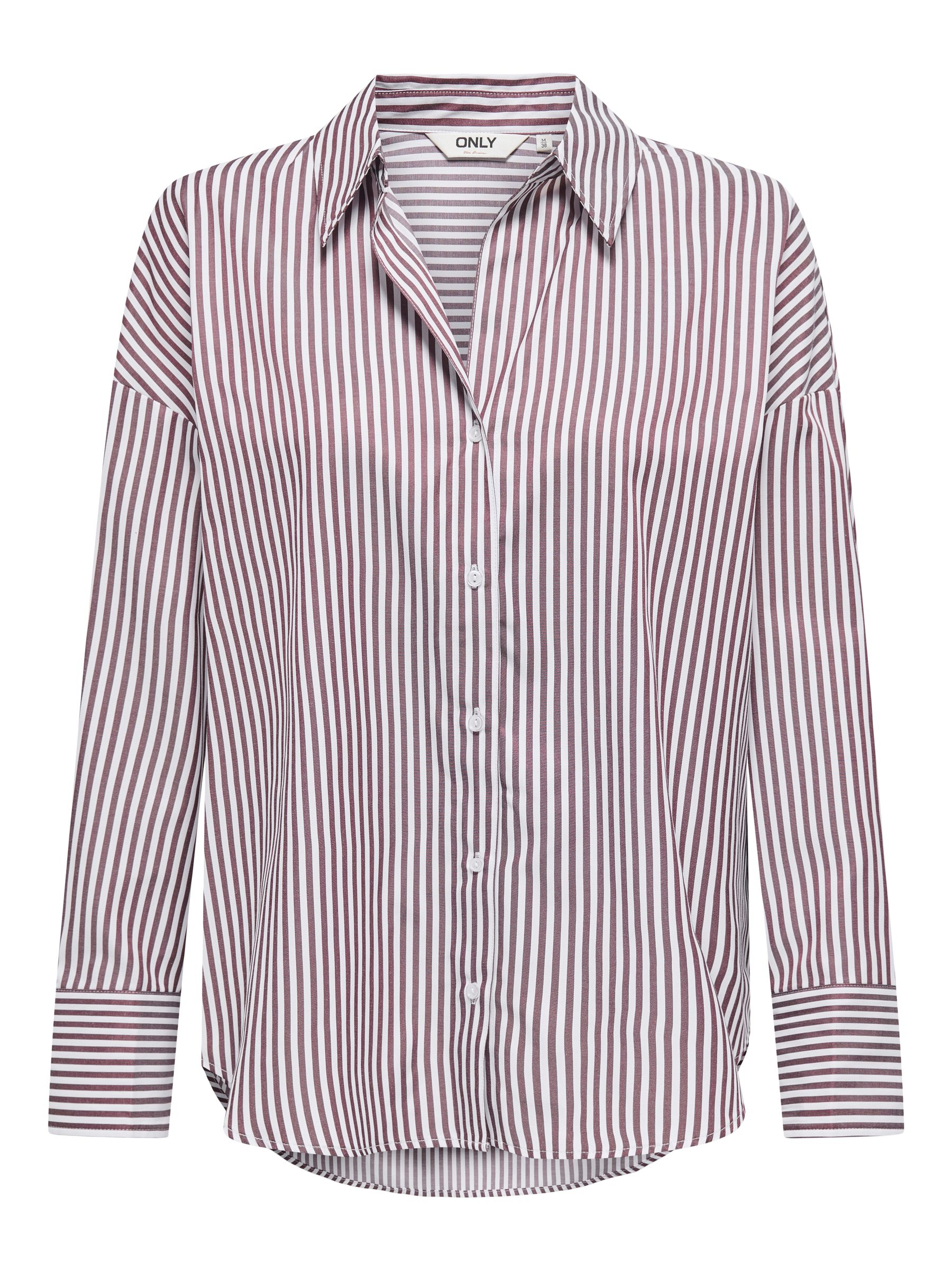 ONLY_Springsummer_4850672_15314330.jpg Gestreifte Bluse mit langen Ärmeln und Knopfleiste