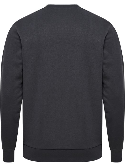 Hummel hummel Klassisches Sweatshirt mit Rundhals und minimalistischen – Anthrazit, Bild 4