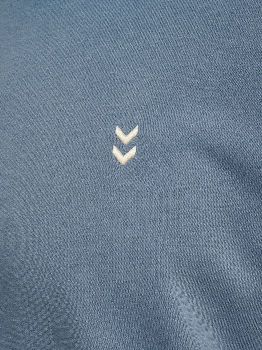 hummel Klassisches Sweatshirt mit Rundhals und minimalistischen, Farbe: Grau-2