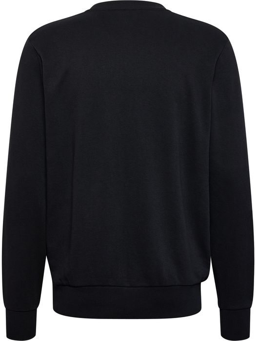 Hummel hummel Klassisches Sweatshirt mit Rundhals und minimalistischen – Schwarz, Bild 3
