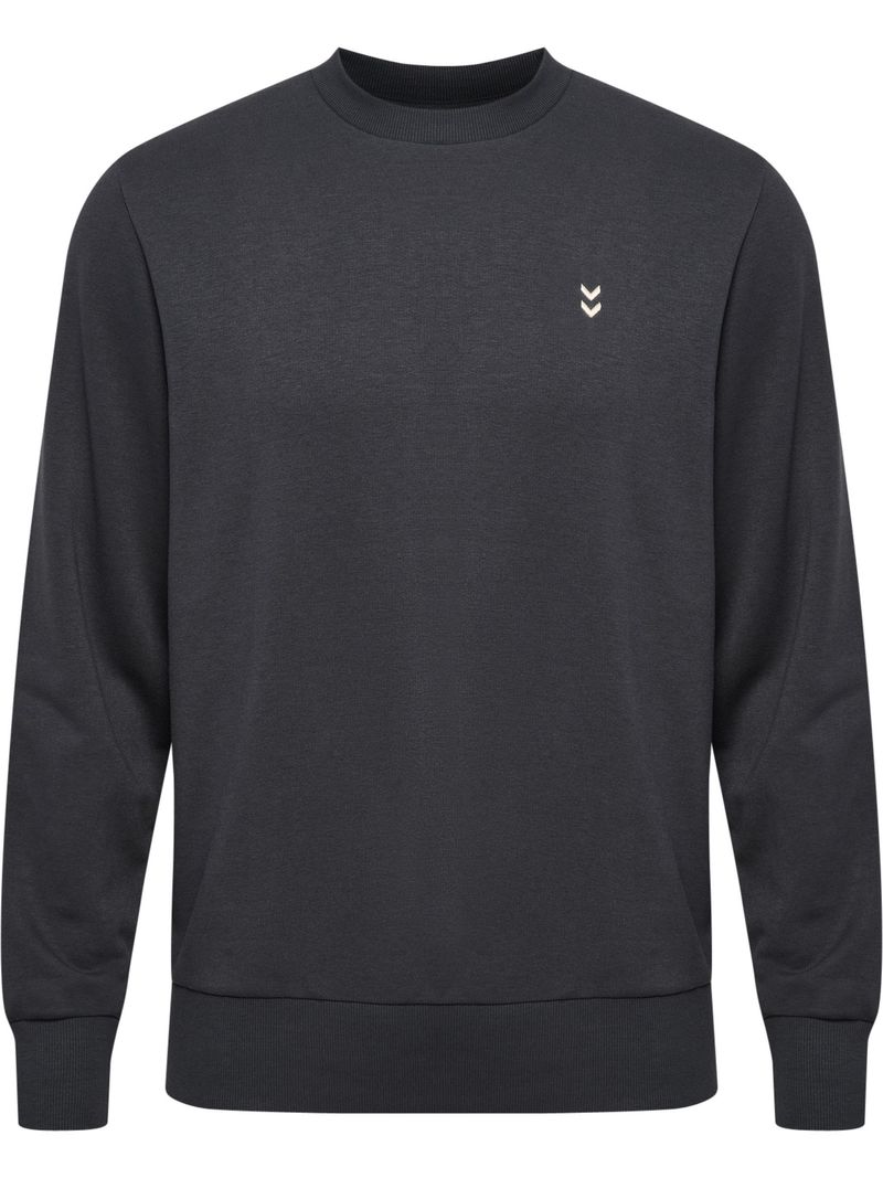 Hummel hummel Klassisches Sweatshirt mit Rundhals und minimalistischen – Anthrazit, Bild 1