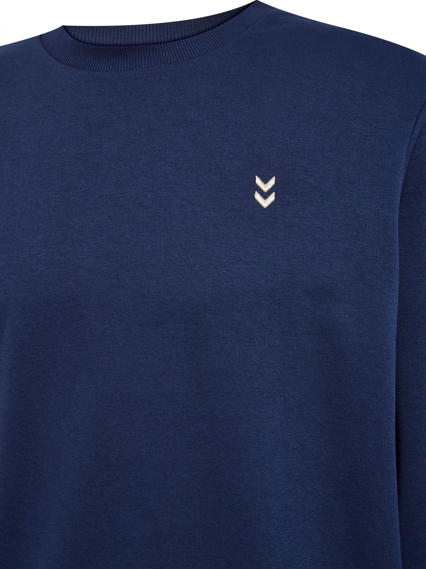 Hummel hummel Klassisches Sweatshirt mit Rundhals und minimalistischen – Blau, Bild 2