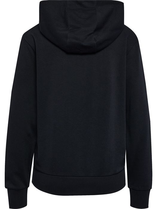 Hummel Kapuzenpullover mit Kängurutasche und Sticklogo – Schwarz, Bild 3