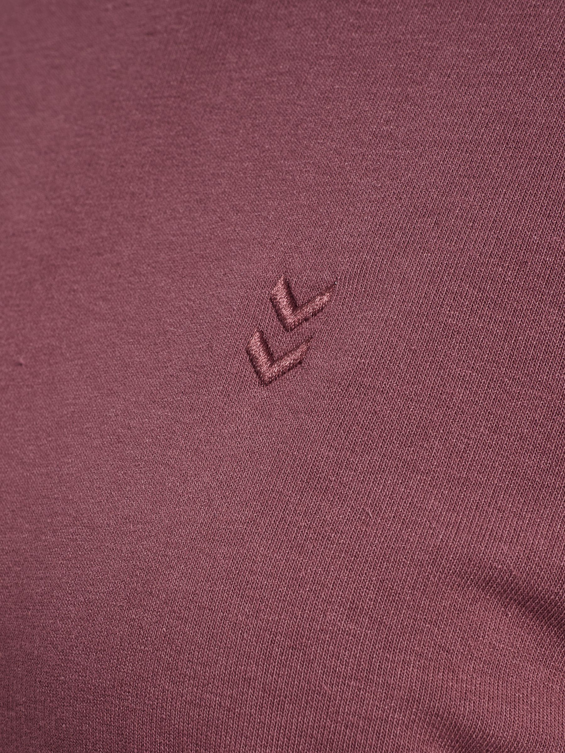 Schlichtes Sweatshirt mit Logo-Stickerei Schlichtes Sweatshirt mit Logo-Stickerei