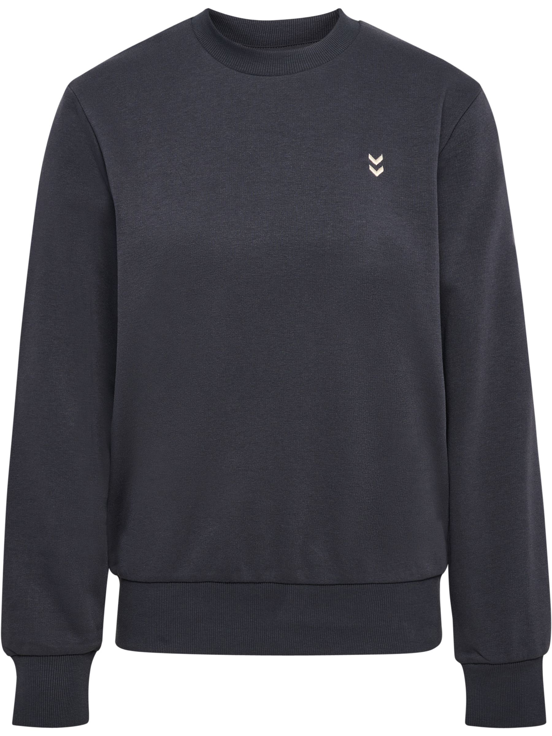 Schlichtes Sweatshirt mit Logo-Stickerei Schlichtes Sweatshirt mit Logo-Stickerei