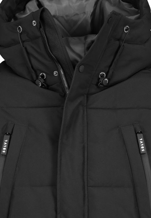 Sublevel Sublevel Stylische Winterjacke mit abnehmbarer Kapuze – Dunkelgrau, Bild 6